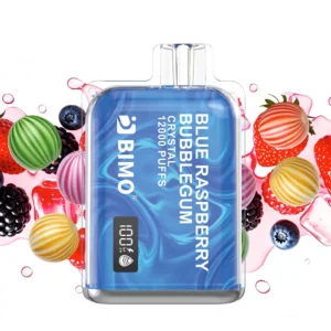 BIMO CRYSTAL 12000 Puffs - Blueberry Raspberry Bubblegum