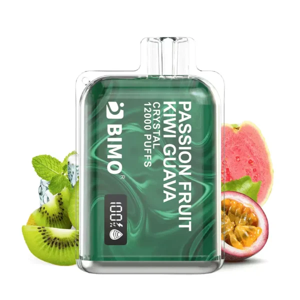 BIMO CRYSTAL 12000 Puffs - Passion Fruit Kiwi Guava